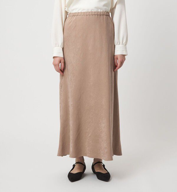 UNITED ARROWS green label relaxing「フィブリル ナロー スカート」|フレア|
