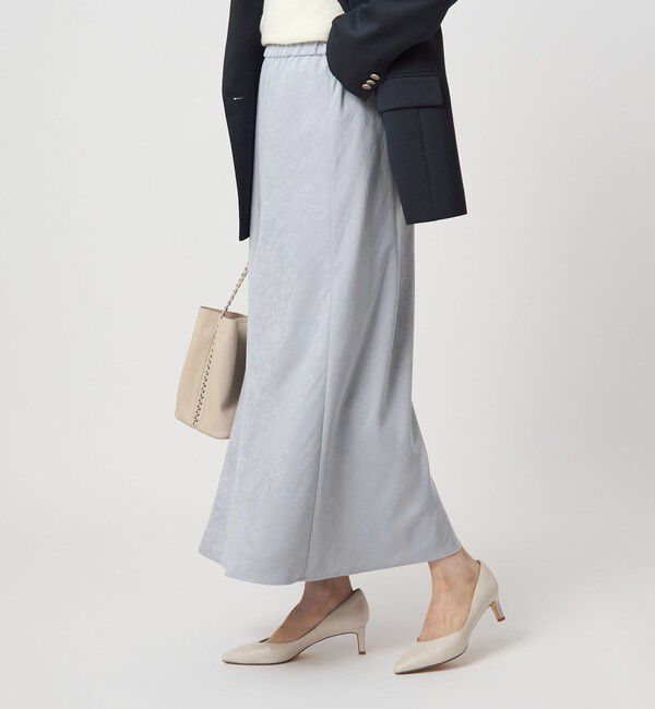 UNITED ARROWS green label relaxing「フィブリル ナロー スカート」|フレア|