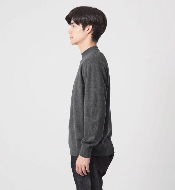 UNITED ARROWS green label relaxing「【WEB限定】JUST fit ジャケイン モックネック ニット」|ニット・セーター|