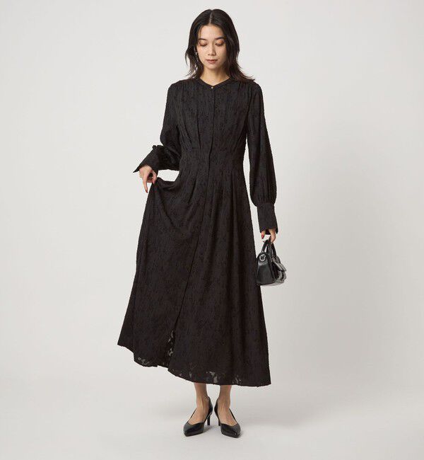 UNITED ARROWS green label relaxing「ジャカード ウエスト タック ワンピース 2」|ワンピース|