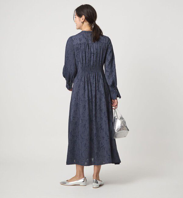 UNITED ARROWS green label relaxing「ジャカード ウエスト タック ワンピース 2」|ワンピース|