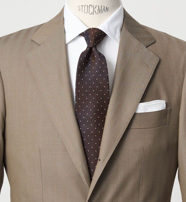UNITED ARROWS green label relaxing「GLR ジャパン ヴィンテージ 8.0cm ドット ネクタイ」|ネクタイ・蝶ネクタイ|DK.BROWN