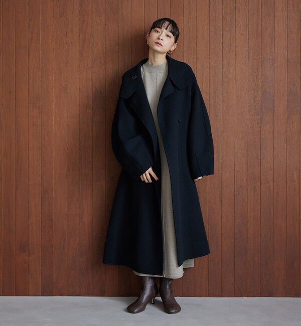 EMMEL REFINES「＜EMMEL REFINES＞EM スタンド リバー コート」|その他|BLACK