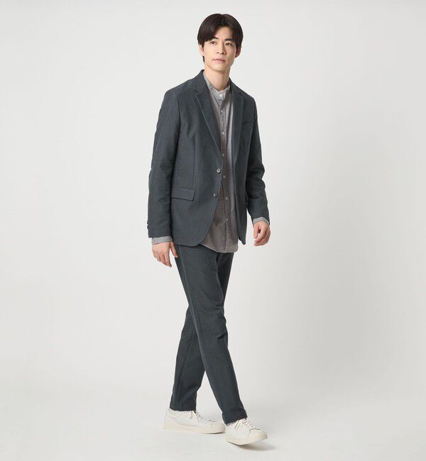 UNITED ARROWS green label relaxing「ピケ コーデュロイ ナロー ジャケット -ストレッチ-」|テーラードジャケット|