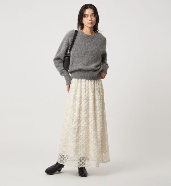 UNITED ARROWS green label relaxing「シアー シシュウ フレア スカート」|フレア|