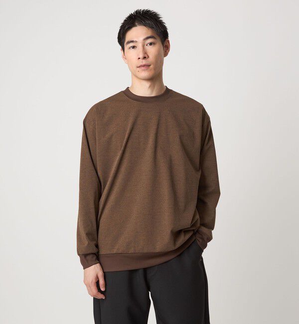 UNITED ARROWS green label relaxing「【別注】＜DAIWA＞合撚 ロングスリーブ 長袖 Tシャツ」|Tシャツ・カットソー|DK.BROWN
