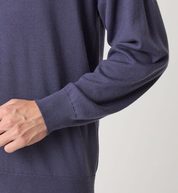 UNITED ARROWS green label relaxing「Super 120's ハイゲージ ニット ポロシャツ」|ニット・セーター|