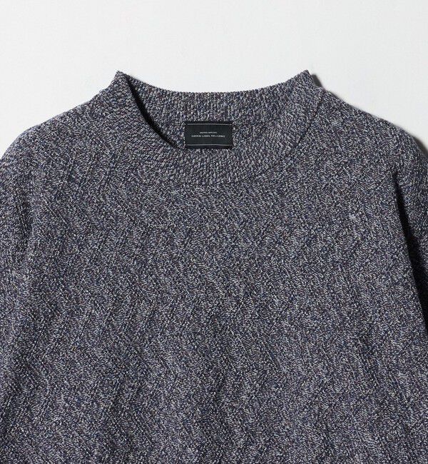 UNITED ARROWS green label relaxing「ジグザグ ミックス クルーネック ニット」|ニット・セーター|