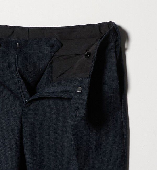 UNITED ARROWS green label relaxing「A+ TWPU バーズアイ スリム アジャスター スラックス -ウォッシャブル・ストレッチ-」|スラックス|