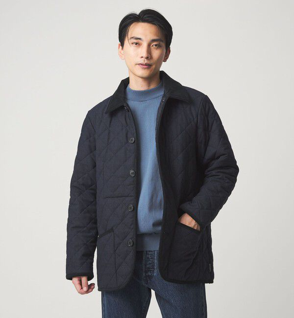 UNITED ARROWS green label relaxing「A+ ポリエステル モックネック ニット -ウォッシャブル-」|ニット・セーター|