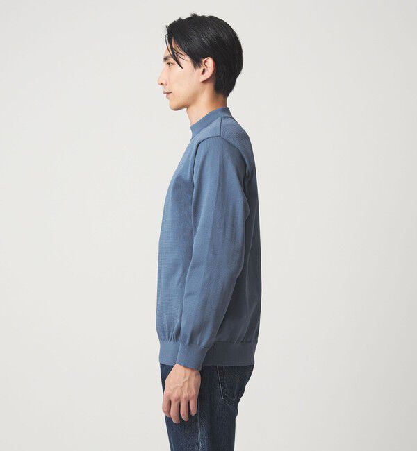 UNITED ARROWS green label relaxing「A+ ポリエステル モックネック ニット -ウォッシャブル-」|ニット・セーター|