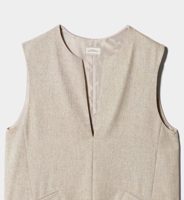 UNITED ARROWS green label relaxing「［size SHORTあり］キーネック ジャンパースカート」|ジャンパースカート|