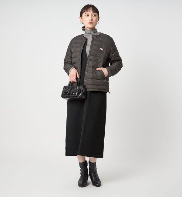 UNITED ARROWS green label relaxing「［size SHORTあり］キーネック ジャンパースカート」|ジャンパースカート|