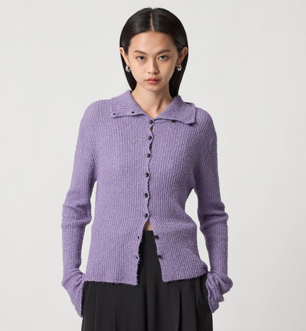 EMMEL REFINES「＜EMMEL REFINES＞EM メランジ 2WAY ニット トップス」|ニット・セーター|