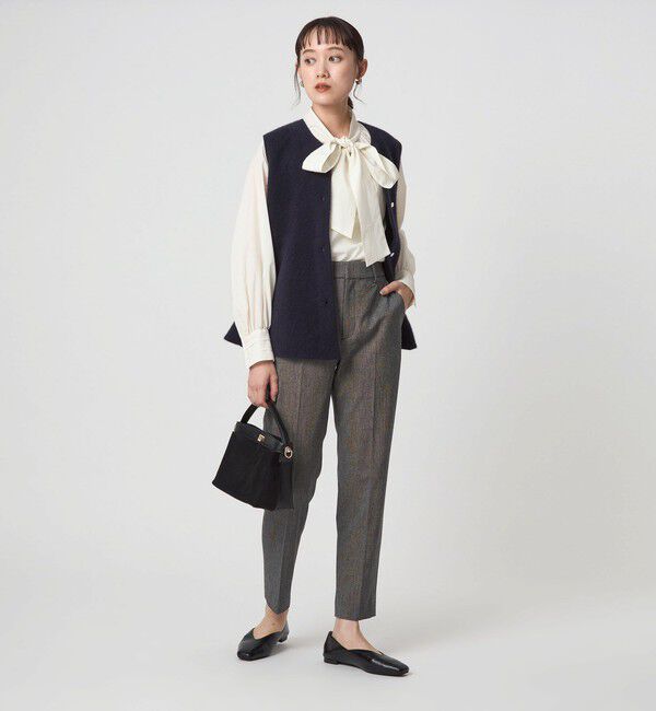 UNITED ARROWS green label relaxing「［size SHORT/TALLあり］キチント ウラキモウ  ALLFIT テーパードパンツ」|スラックス|