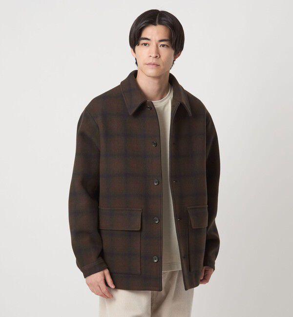 UNITED ARROWS green label relaxing「SENTDALE WOOL カバーオール」|ブルゾン・スタジャン|
