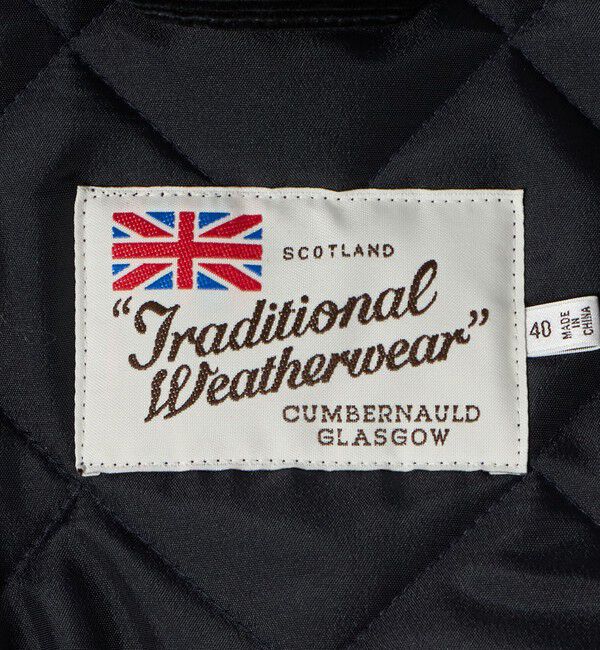 UNITED ARROWS green label relaxing「【別注】＜Traditional Weatherwear＞GLR バーズアイ ネイビー WAVERLY キルティングジャケット」|その他|