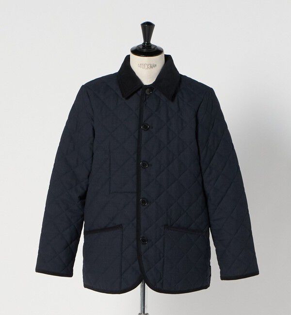 UNITED ARROWS green label relaxing「【別注】＜Traditional Weatherwear＞GLR バーズアイ ネイビー WAVERLY キルティングジャケット」|その他|