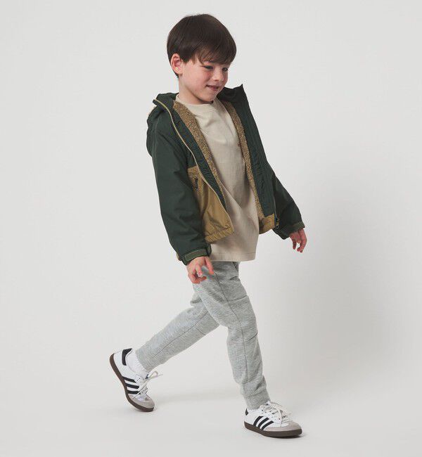 UNITED ARROWS green label relaxing「アクティブパンツ （グレー）/ キッズ  100cm-160cm」|チノ|
