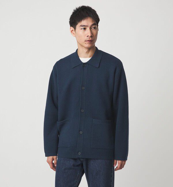 UNITED ARROWS green label relaxing「コットン ポリエステル ポロ カーディガン」|カーディガン|