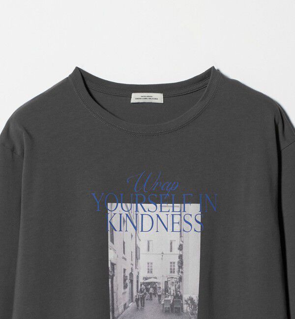 UNITED ARROWS green label relaxing「【WEB限定】＜at ease＞アソート フォト  ロングスリーブ カットソー」|Tシャツ・カットソー|