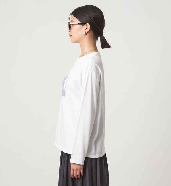 UNITED ARROWS green label relaxing「【WEB限定】＜at ease＞アソート フォト  ロングスリーブ カットソー」|Tシャツ・カットソー|