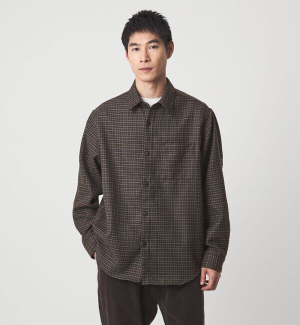 UNITED ARROWS green label relaxing「ブークレ チェック ジャストルーズ シャツ」|シャツ・ブラウス|