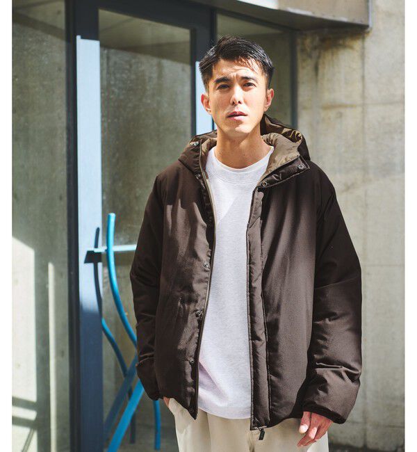 UNITED ARROWS green label relaxing「【別注】＜TAION＞リバーシブル ダウン フーディ ジャケット」|ダウン|