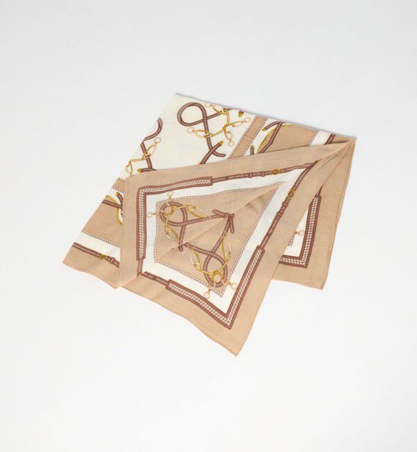 UNITED ARROWS green label relaxing「プリント スクエアストール」|ストール|