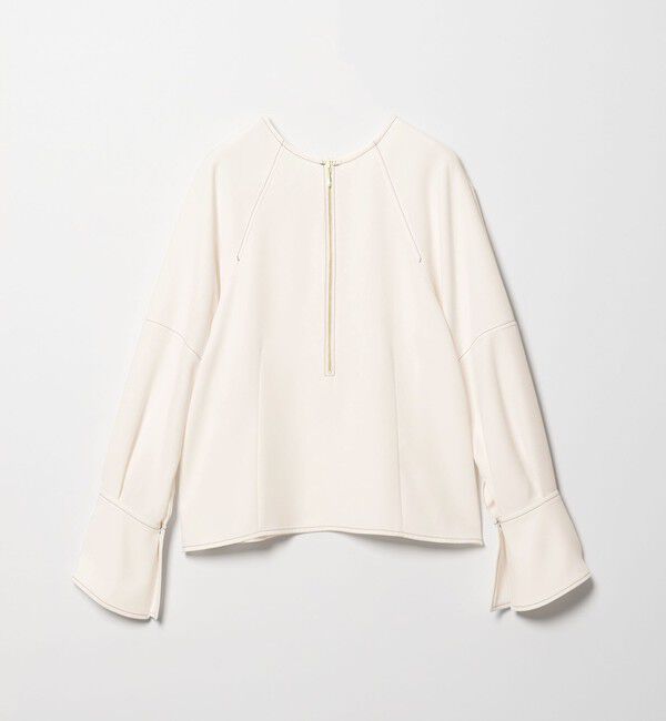 EMMEL REFINES「＜EMMEL REFINES＞EM ステッチ2WAY ジップ ブラウス」|シャツ・ブラウス|