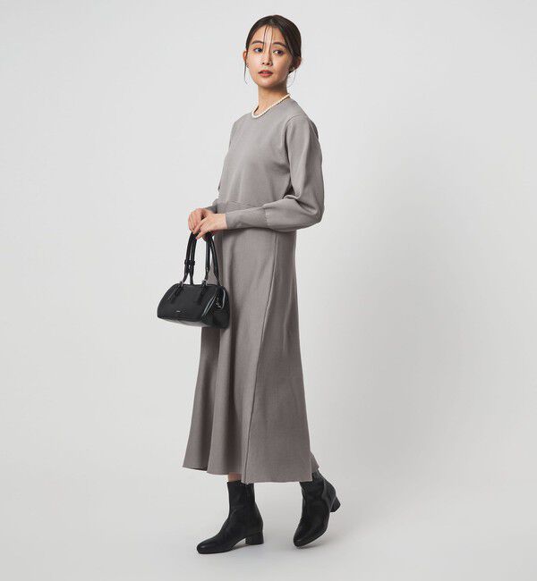 UNITED ARROWS green label relaxing「エリレース 2WAY ニット ワンピース ウォッシャブル」|ワンピース|