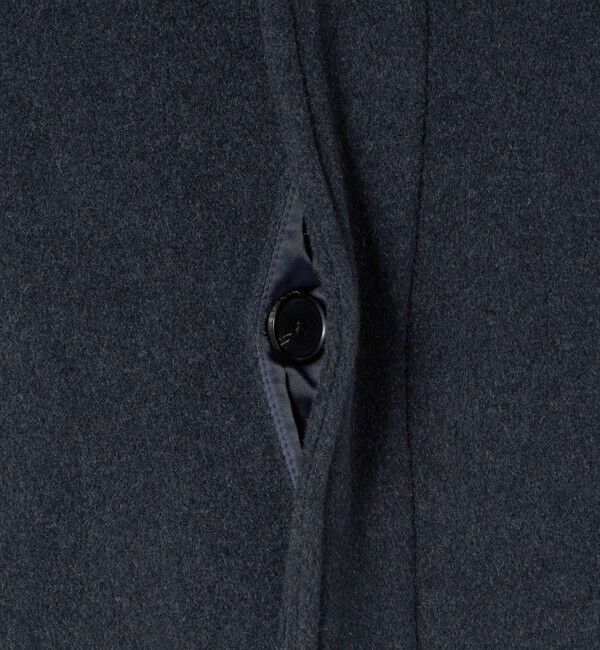 UNITED ARROWS green label relaxing「Ballis バリス モッサー バルカラー ネイビー ステンカラーコート」|ステンカラーコート|