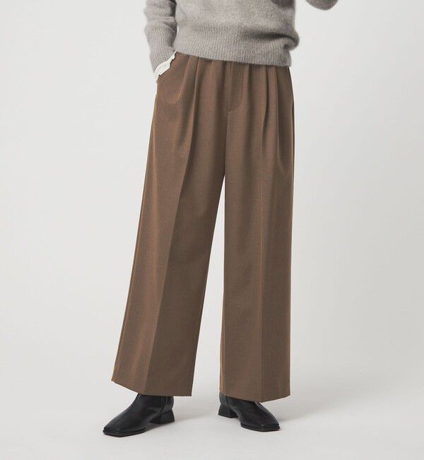 UNITED ARROWS green label relaxing「イージー 2タック ワイド パンツ」|その他|