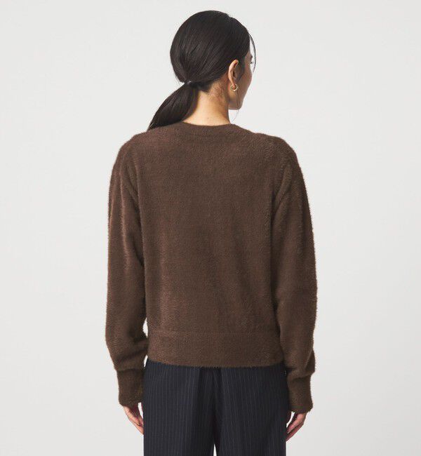 UNITED ARROWS green label relaxing「フラッフ フェザーヤーン ゴールドカラーボタン ニット カーディガン」|カーディガン|