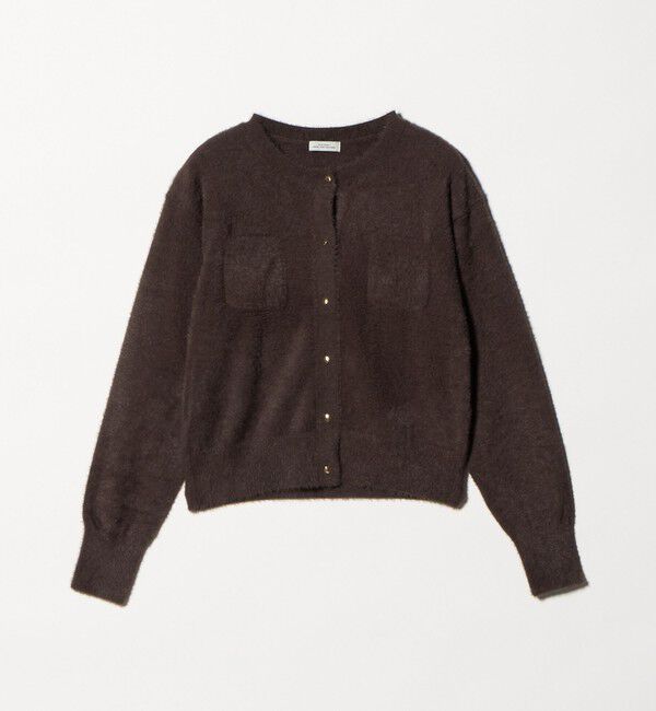 UNITED ARROWS green label relaxing「フラッフ フェザーヤーン ゴールドカラーボタン ニット カーディガン」|カーディガン|