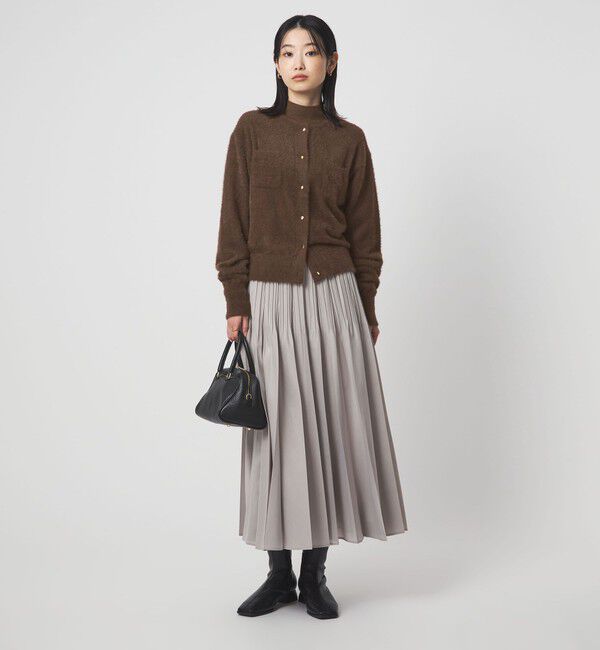 UNITED ARROWS green label relaxing「フラッフ フェザーヤーン ゴールドカラーボタン ニット カーディガン」|カーディガン|