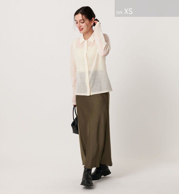 BEAUTY&YOUTH UNITED ARROWS「ポリエステルサテン マーメイドフレアスカート」|スカート|