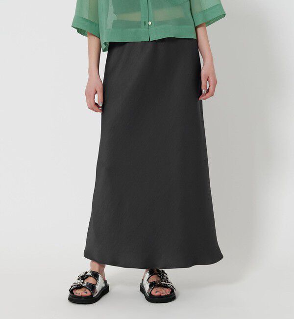 BEAUTY&YOUTH UNITED ARROWS「ポリエステルサテン マーメイドフレアスカート」|スカート|