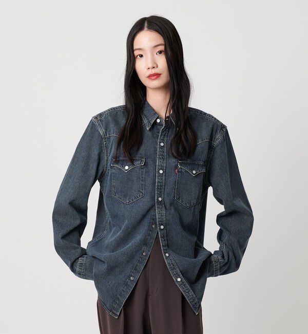 BEAUTY&YOUTH UNITED ARROWS「＜Levi's＞スタンダードウエスタン シャツ」|シャツ・ブラウス|COBALT