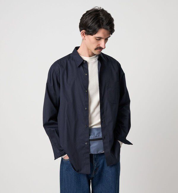 STEVEN ALAN「＜Steven Alan＞ 80 コンパクトヤーン ツイル レギュラーカラー シャツ NARROW」|シャツ・ブラウス|