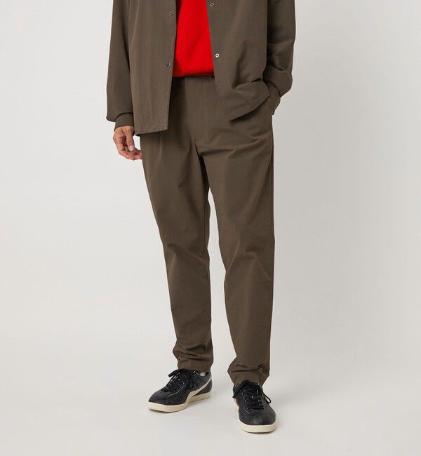 BEAUTY&YOUTH UNITED ARROWS「360&deg;MASTER 1プリーツ テーパード イージーパンツ -セットアップ対応 ストレッチ ウォッシャブル マルチ機」|チノ|