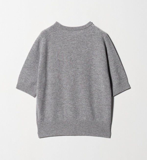 BEAUTY&YOUTH UNITED ARROWS「カシミヤ クルーネック ショートスリーブニット」|ニット・セーター|