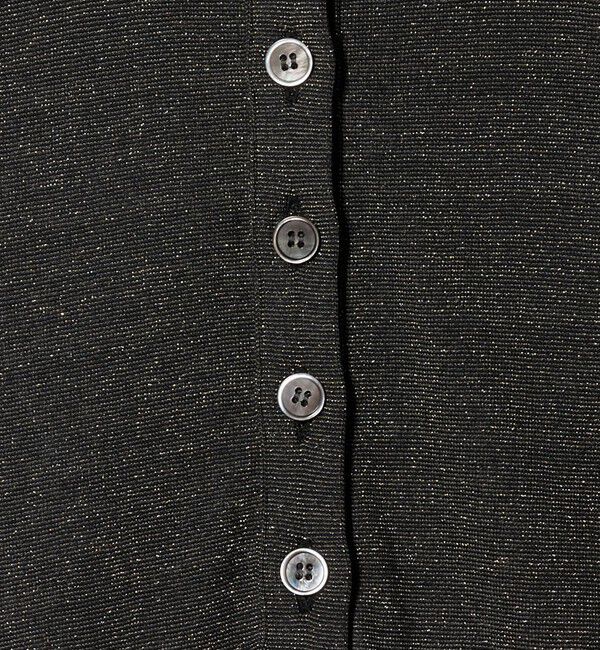 STEVEN ALAN「＜Steven Alan＞ラメ ジャージー ポロカットソー」|Tシャツ・カットソー|