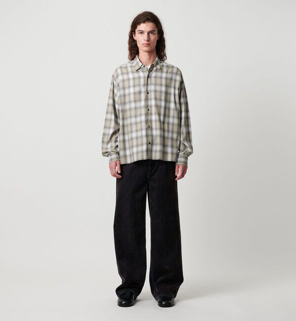 MONKEY TIME「コットン クロップド シャツ」|シャツ・ブラウス|