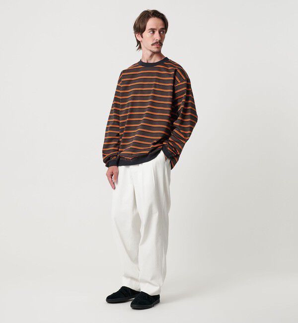 BEAUTY&YOUTH UNITED ARROWS「トリプル ボーダー スウェット Tシャツ」|Tシャツ・カットソー|