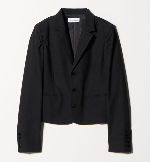 ATTISESSION「＜ATTISESSION＞ショート ジャケット」|テーラードジャケット|