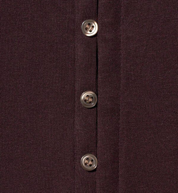 ATTISESSION「＜ATTISESSION＞フライス ループボタン カーディガン」|カーディガン|