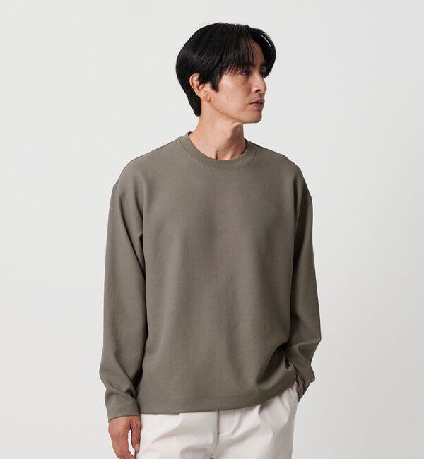 BEAUTY&YOUTH UNITED ARROWS「FUSION TWL フィッシュスリーブ クルーネック カットソー」|Tシャツ・カットソー|