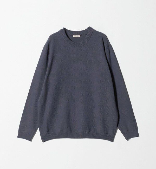 BEAUTY&YOUTH UNITED ARROWS「ガスコットン リンクス クルーネック ニット」|ニット・セーター|
