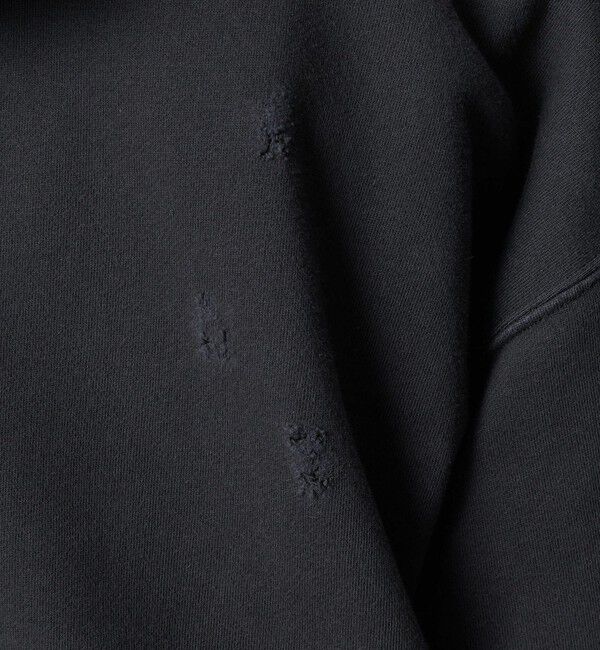 MONKEY TIME「フレンチテリー ディストレスト フルジップ フーディー」|カーディガン|